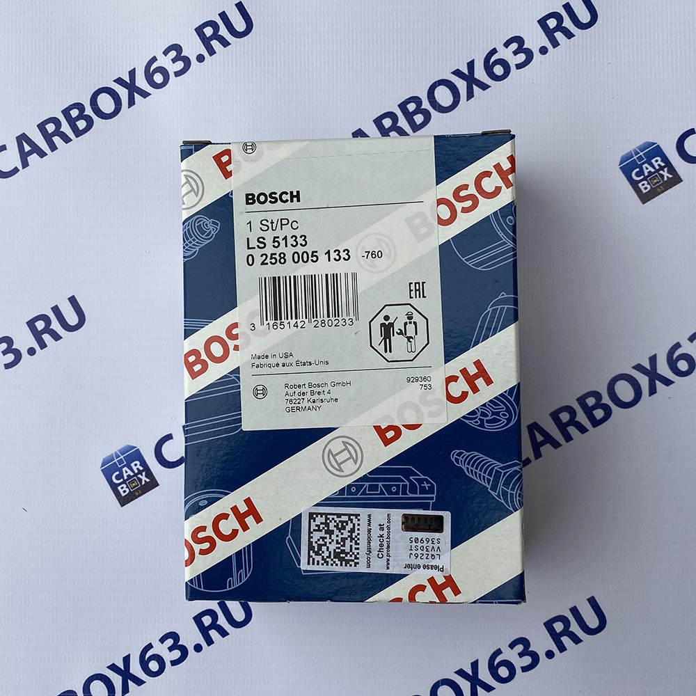 Датчик кислорода Bosch 0 258 005 133